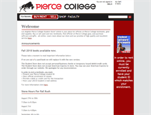 Tablet Screenshot of piercebookstore.com